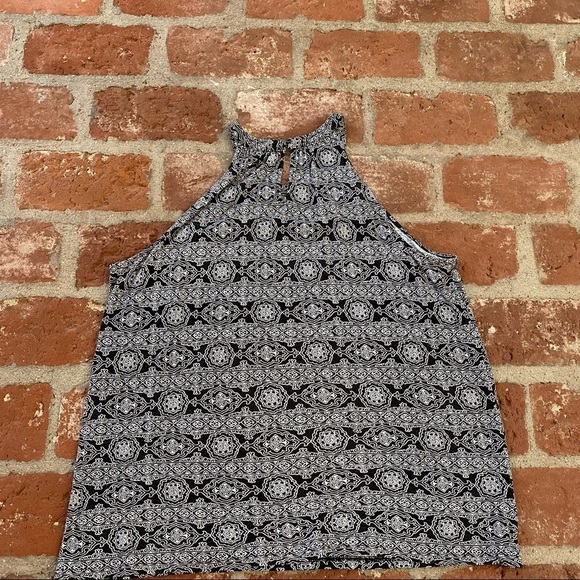 Loft Medium sleeveless black and white top - Picture 6 of 14